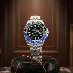 Rolex GMT-Master II “Batman” Black-Blue Ceramic  Bezel, 44mm Oystersteel.